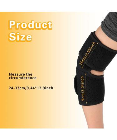 Lightweight Adjustable Elbow Brace for Women - Tennis Elbow Support Compression Sleeve for Tendonitis Arthritis & Golfer's Elbow - Breathable & Comfortable (Black - Buy Online on GoSupps.com