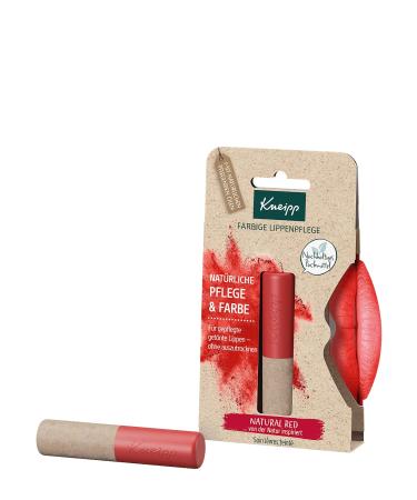 Kneipp Coloured Lip Care Natural Red natural care & colour for well-groomed tinted lips 35 g 35 g (1 pack)