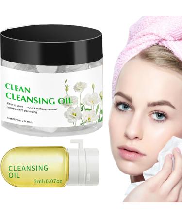 Huile D maquillante | jetables huile de nettoyage en profondeur | Nettoyant l'huile pour le visage. Soins de la peau Essentiels de voyage Baume d maquillant pour les yeux  - Buy Online on GoSupps.com