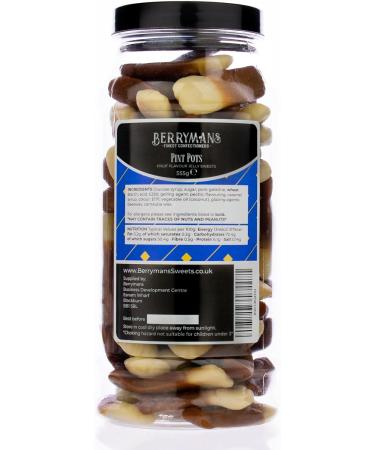 Original Pint Pots Retro Jelly Gummy Sweets Gift Jar By Berrymans Sweet Shop - Classic Sweets Traditional Taste. - Buy Online on GoSupps.com