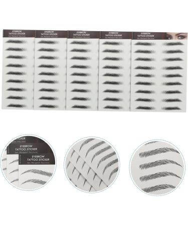 POPETPOP 10pcs Imitation Eco Eyebrow Sticker Stickers Beauty Eyebrows Black Water Transfer Eyebrow Sticker 3d - Buy Online on GoSupps.com
