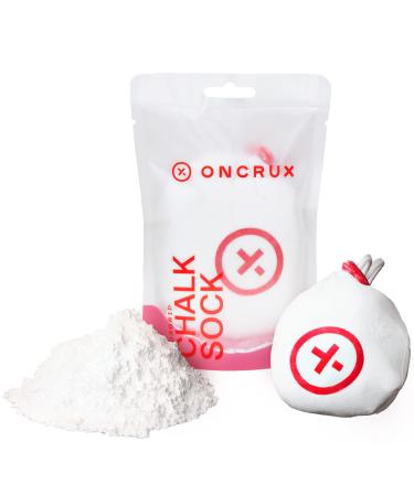 ONCRUX Chalk Sock 2 oz - Premium Refillable Chalk Ball - Made in USA - Performance Grade Grip Enhancer for Weightlifting, Rock Climbing, Gymnastics, Disc Golf and More Chalk Ball 2 Oz