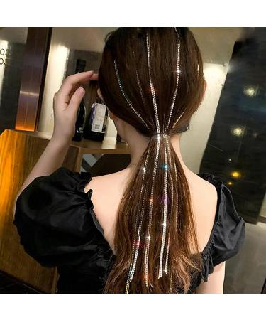 Sparkle Hair Chains - Rhinestone Clips for Braiding - Silver & Gold Extensions - 4 Count - Buy Online on GoSupps.com