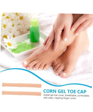 Hemoton 2pcs Gel Toe Covers - Foot Cushions for High Heels - Toe Separator Tubing for Corns - Toe Guards for Toe Protection - Buy Online on GoSupps.com
