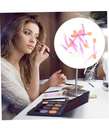 FRCOLOR 80pcs Sponge Makeup Stick Makeup Double Head Makeup Applicator Eye Shadow Applicator 6x1x0.8cm Assorted Color - Buy Online on GoSupps.com
