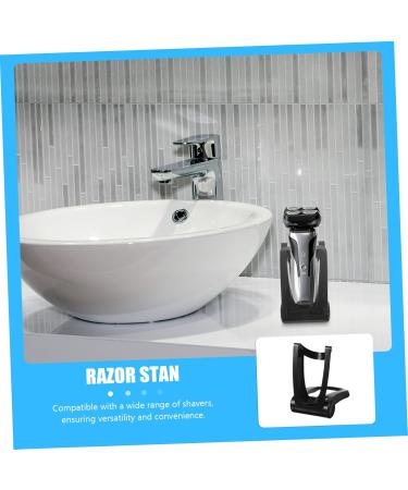Minkissy Razor Stand - Universal Shaving Organizer Base for Men & Hairdressers | Durable ABS Razor Resthesia Holder - Buy Online on GoSupps.com
