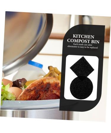 Collbath 8-Pack Compost Container Filter Cotton Disks - Odor Remover for Trash Cans Cat Litter & Toilets - Essential Accessories for Odor Control - Buy Online on GoSupps.com