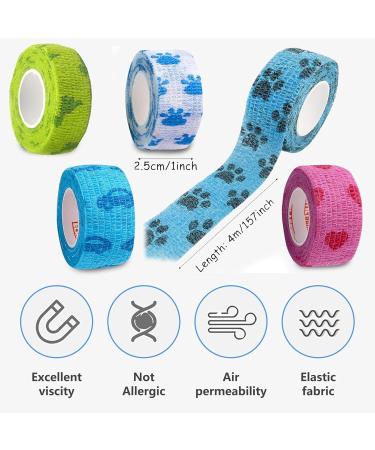 10 Pack of Self Adhesive Tape Elastic Tape Elastic Non Woven Finger Tape 2.5cm X 4m Self Adhesive Tape for Sports Finger Wrist Ankle and Knee Fit A - Buy Online on GoSupps.com
