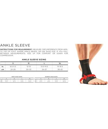 Tommie Copper Large Black Ankle Sleeve | Pain Relief & Support for Active Lifestyles | International Shipping Available - Buy Online on GoSupps.com