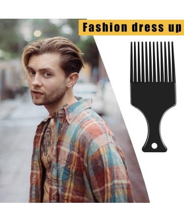 3 Sizes Afro Combs Set - Wide Tooth Plastic Hair Picks for Natural Curly Hair Styling - Buy Online on GoSupps.com