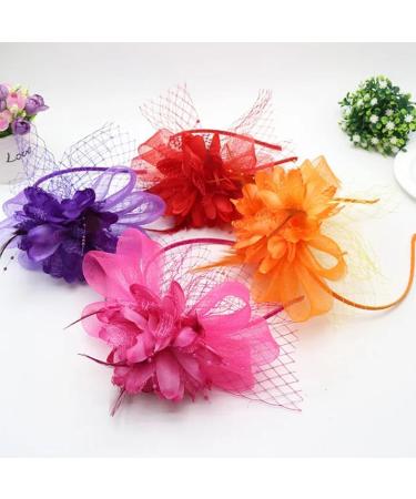 amangul 1920s Medieval Feather Shape Headband Hair Hoop Woman Cosplay Performances Headpiece Festival Party Costume Props(Red) - Buy Online on GoSupps.com
