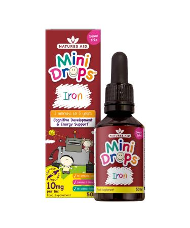 Natures Aid Mini Drops Iron 1.69 fl oz