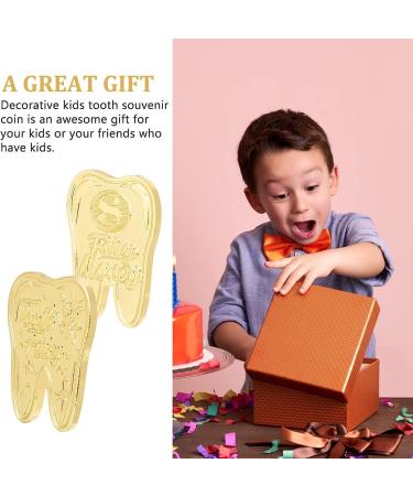 12 Tooth Fairy Coins Set Gold Tooth Fairy Gifts for Boys & Girls | Perfect Souvenir & Gift Ideas - Buy Online on GoSupps.com