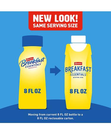 Carnation Breakfast Essentials Ready to Drink with Fiber - Rich Milk Chocolate 8 FL OZ Carton (Pack of 24) - Buy Online on GoSupps.com