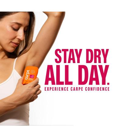 Carpe Underarm Antiperspirant and Deodorant Clinical strength with Rose Water scent Combat excessive sweating Stay fresh and dry Great for hyperhidrosis (Pack of 3) Rose Water 1.69 Fl Oz (Pack of 3) - Buy Online on GoSupps.com