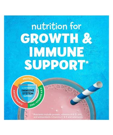 PediaSure Grow & Gain Kids Nutritional Shake with Fiber, Protein, DHA, Vitamins & Minerals - Strawberry 8 fl oz (Pack of 6) - Buy Online on GoSupps.com