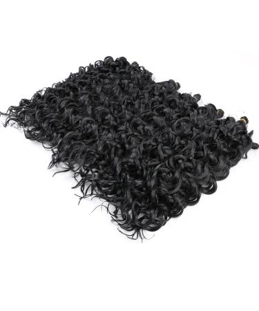 Romance Hawaii Curl 6Pcs 20 Inch Ocean Wave Crochet Braid Hair Extensions - Synthetic Deep Wave 1B - Buy Online on GoSupps.com