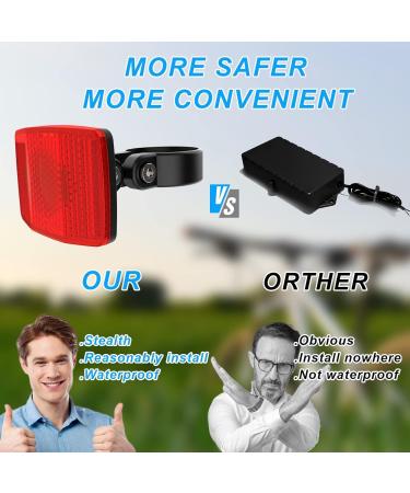 Deerlet Airtag Bicycle GPS Tracker - Hidden Bike Mount for Apple Airtag Reflector Seatpost Mount Anti-Theft for Bicycles & Scooters - 1 Pack - Buy Online on GoSupps.com