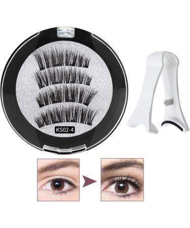 Generic Magnetic Lashes Kit | 2 Pairs Long Lasting False Eyelash Reusable No Glue False Lashes for Women Girlfriend Mother Wife - Buy Online on GoSupps.com