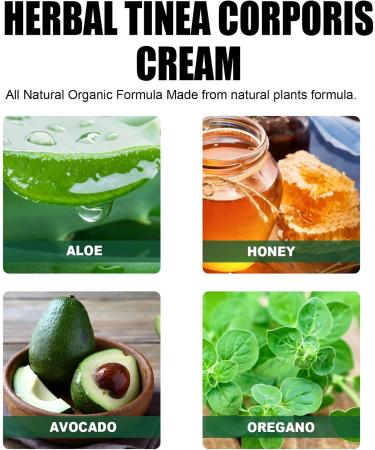 Organic Herbal Tinea Corporis Cream for Skin Relief - 3pcs Set for Eczema, Psoriasis & Itching - Buy Online on GoSupps.com