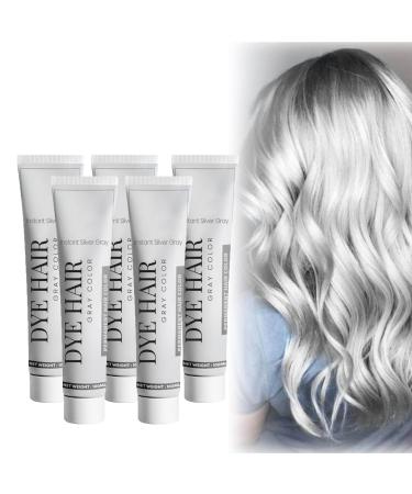 Orgrul Gotysles Gray hair dye gray hair dye cream silver gray natural hair dye cream professional gray hair color cream gray hair color cream silver gray instant hair color cream 100 ml