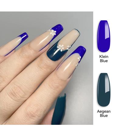 YTD Likomey Gel Nail Polish 15ml Klein Blue - Soak Off UV Gel Polish for Salon & DIY Manicure - Buy Online on GoSupps.com