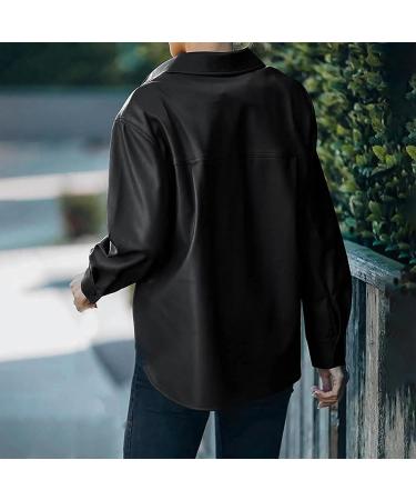 Shop Dantazz Women's Short Black Leather Jacket - Casual Motorcycle Blouse | Autumn Winter Fashion Blazer - Buy Online on GoSupps.com