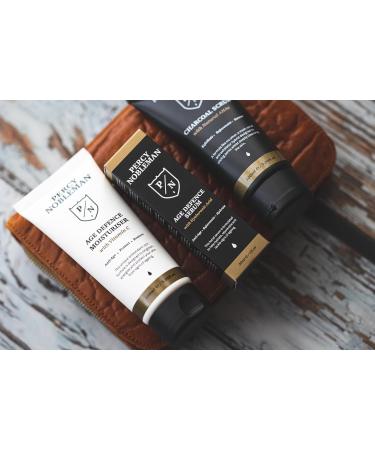 Percy Nobleman Age Defence Kit - Men's Skincare Set with Charcoal Scrub Hydrating Serum & Vitamin C Moisturiser | International Shipping - Buy Online on GoSupps.com