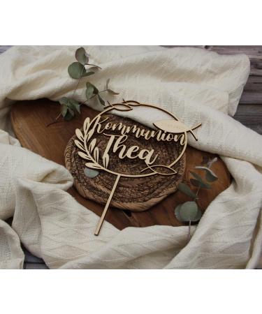 Personalized Alsino Cake Topper for Communion & Confirmation | Custom Name & Date | Birch Multiplex - Buy Online on GoSupps.com