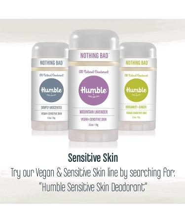 Humble Brands All Natural Deodorant - Moroccan Rose Full & Travel Size - Buy Online on GoSupps.com