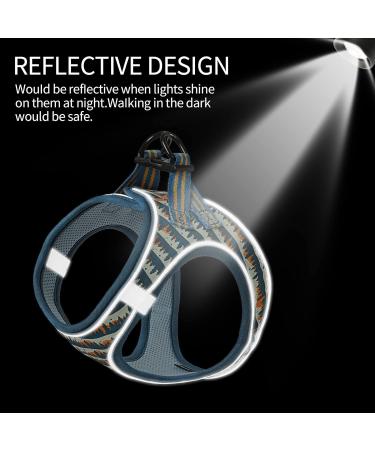 Buy Heele Small Soft Dog Dishes - Adjustable Air Mesh Tableware Vest for Walking & Training | Reflective Dark Green XS - Buy Online on GoSupps.com