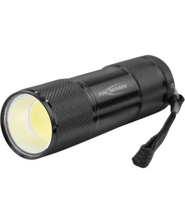 Buy Ansmann Action COB 1W Mini Flashlight - Compact Aluminum with IPX3 Protection | 175 lm Brightness | Includes 3x AAA Batteries | Ideal for Handbag & Backpack - Buy Online on GoSupps.com
