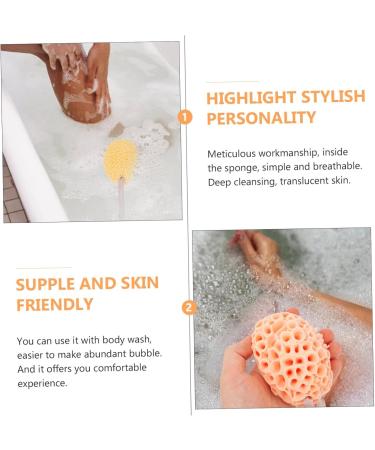 Buy Hemoton 4 Pcs Bath Balls - Greek Sponge Exfoliating Shower Pouf & Hydrophilic Polyurethane Body Loofahs for Optimal Cleansing - International Shipping Available - Buy Online on GoSupps.com