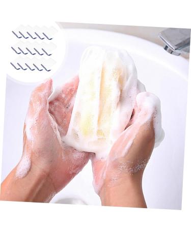 20pcs Soap Net Bag - Double Foam Net for Face Wash & Soap Cleaning Tool - Drawstring Holder Nylon Mesh A165 - Buy Online on GoSupps.com