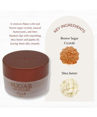 Fresh Sugar Lip Polish Exfoliator - Gentle Natural Treatment for Rough Lips - Buy Online on GoSupps.com