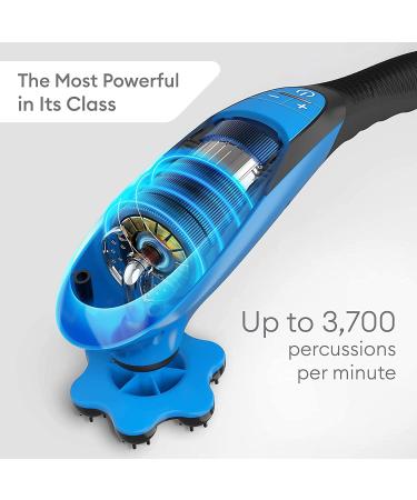 GENIANI Cordless Deep Tissue Massager - Handheld Electric Massager for Full Body Pain Relief - Percussion Therapy for Neck, Shoulders, Back, Legs, and Feet (Blue) - Buy Online on GoSupps.com