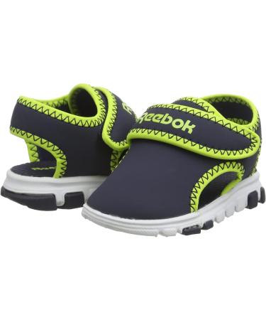 Reebok Baby Boy's Wave Glider III Sandals - 5.5 UK Child - Navy/Yellow/White - Buy Online on GoSupps.com
