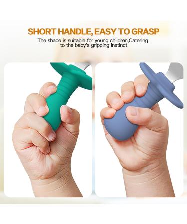 Silicone Baby Dishes Set - 8 BPA Free Children's Suction Cup Plates Bowls Cups & Spoons for Safe International Dining - Buy Online on GoSupps.com