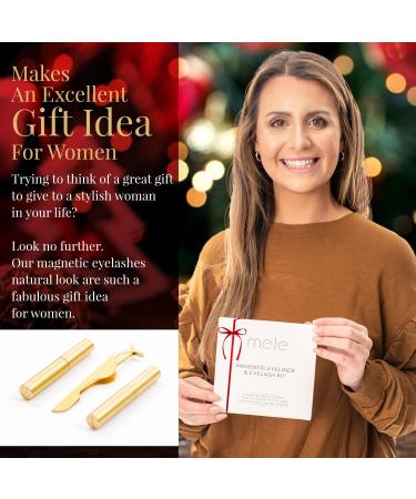 Mele Magnetic Eyelashes & Eyeliner Kit - Reusable, Natural Look, Long Lasting | 5 Pairs - Buy Online on GoSupps.com