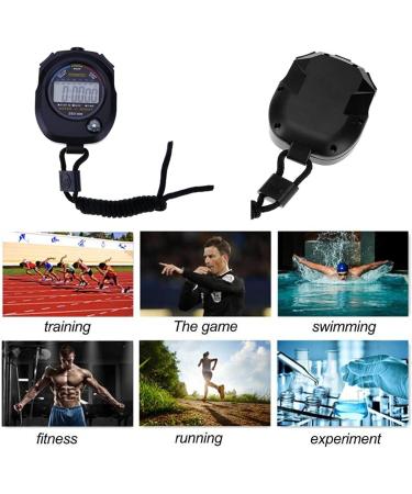 Sports Stopwatch Timer Set - Multi-Function Electronic Digital Stopwatches (2 Pack) - Large Display with Date, Time, and Alarm - Ideal for Coaches and Referees - Buy Online on GoSupps.com
