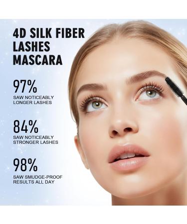 HOUSN 4D Eyelash Mascara waterproof black 10 ml mascara for volume and length smudgeproof tubing mascara natural eye makeup mascara for women - Buy Online on GoSupps.com