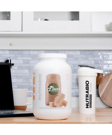 NutraBio Plant Protein - 20G Gluten & Dairy Free Vanilla Wafer | Complete Amino Acids Non-GMO Zero Fillers 36 Servings - Buy Online on GoSupps.com