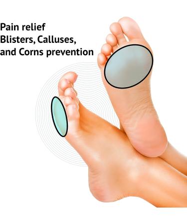 Metatarsal Pads for Women and Men - Foot Care for Bunion, Neuroma, Callus - Metatarsalgia Pain Relief - Gel Toe Sleeves Included - Buy Online on GoSupps.com