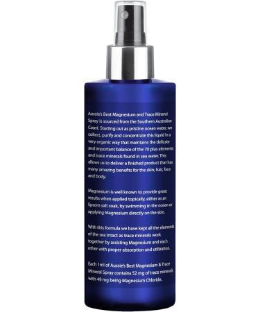 Aussie Trace Minerals Magnesium & Trace Mineral Spray 120 ML - Natural Mineral Supplement - Buy Online on GoSupps.com
