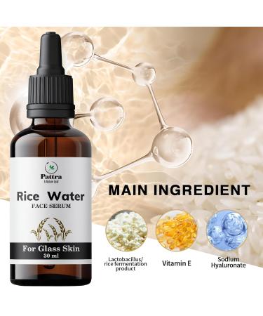BEMT Rice Water Face Serum for Bright & Smooth Skin Hydrating & Lightweight 30ml Glow & Radiance Enhancing Skincare - Buy Online on GoSupps.com