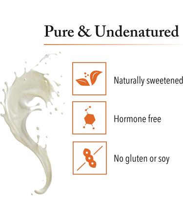Natural Factors Grass Fed Whey Protein Unflavored - 2 lbs (907 g) | High-Quality Protein Supplement - Buy Online on GoSupps.com