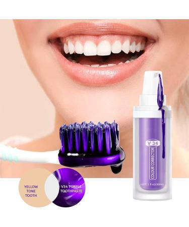 OVEALLGO Purely Vegetable Tooth White Mousse - Herbal Toothpaste for Whiter Teeth | 3-Pack Professional Formula - Buy Online on GoSupps.com
