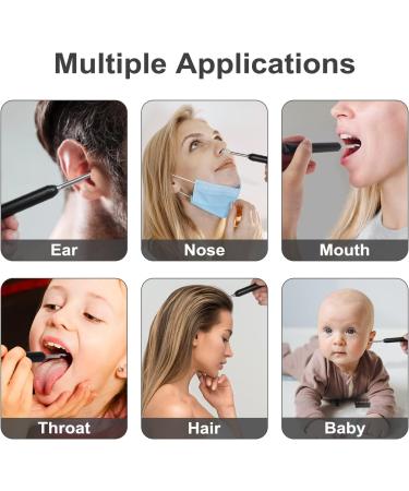 YATOTOO Ear Wax Removal Tool Kit - Smart Visual Ear Cleaner with 6 LED Lights, IP67 Waterproof - for iPhone, iPad, Android - 2500x1600 Ear Otoscope - Buy Online on GoSupps.com