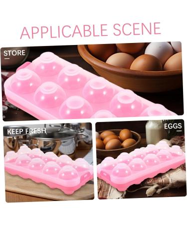 Healeved Refrigerator Egg Trays Egg Holder for Fridge Egg Container Storage Box Food Plastic Box - Buy Online on GoSupps.com