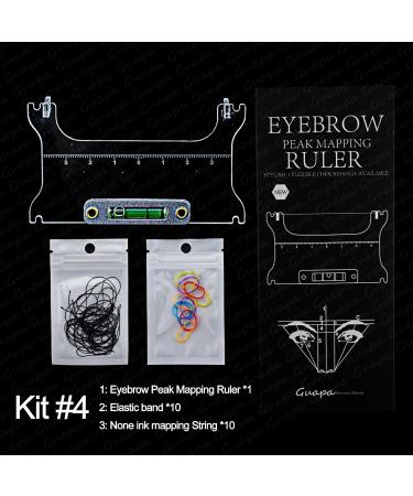 Professional Eyebrow Measuring Tool Kit | Microblading Ruler & Leveler for Precise Eyebrow Mapping | Brow Peak Ruler #4 - Buy Online on GoSupps.com